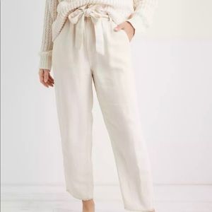 Aerie Twill Paperbag High Waisted Pant